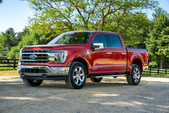 All-new F-150 Lariat in Rapid Red Metallic Tinted Clearcoat