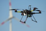 Quadcopter Drone flying