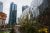 Amazon Spheres at the company's campus in Seattle