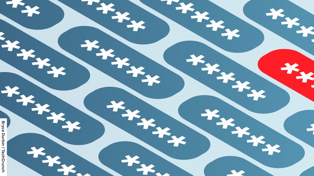 isometric patterns of passwords with blanked out characters