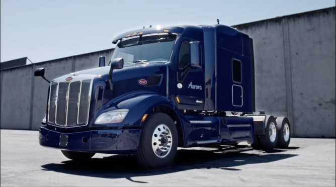 aurora self-driving trucks