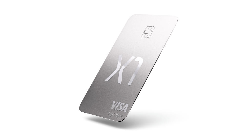 The credit card from X1 Card