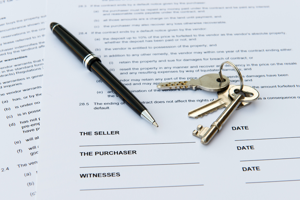 Legal document for sale of real estate property