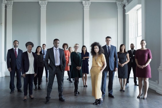 Group of people at a business conference