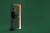 Man opening door in futuristic room