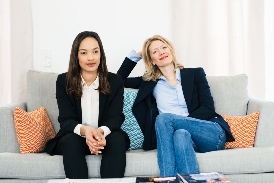 Photo of La Famiglia founding partner Dr. Jeannette zu Fürstenberg and partner Judith Dada
