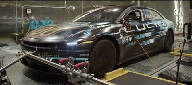 Lucid Motors air EV - EPA testing