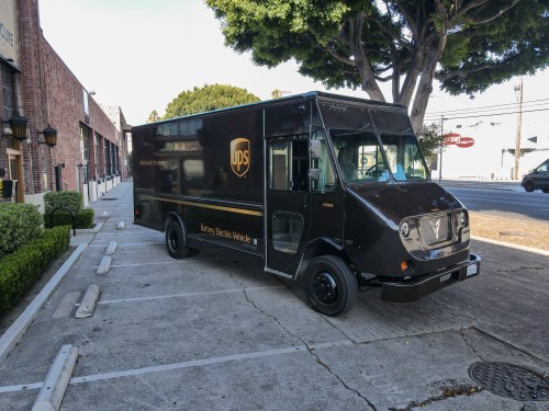 Xos trucks UPS