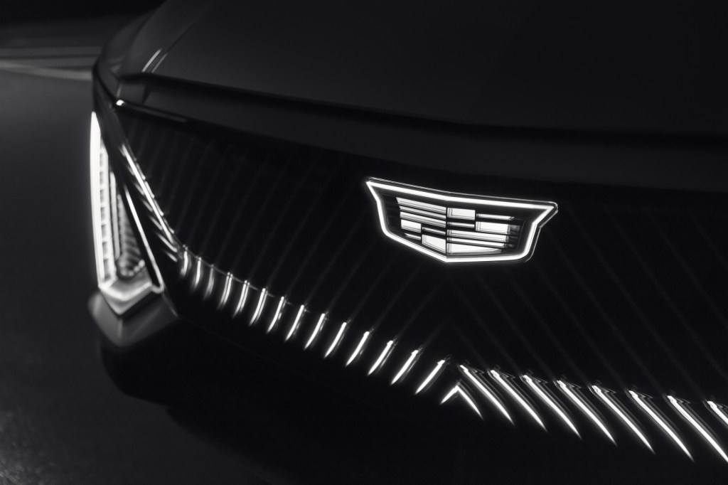 Front grill of Cadillac