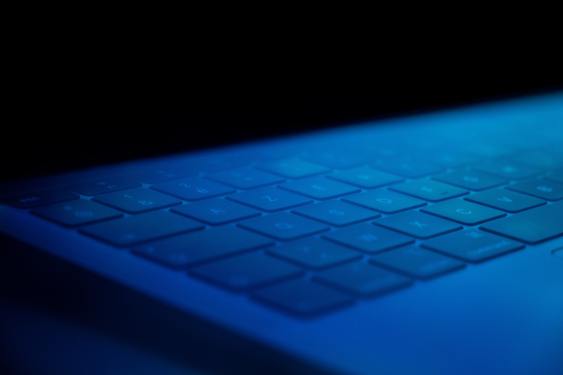 Mac laptop keyboard