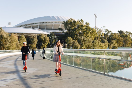 Neuron Mobility's e-scooters