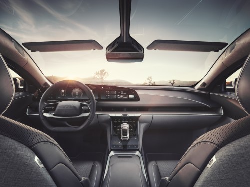 Lucid Motors air EV interior