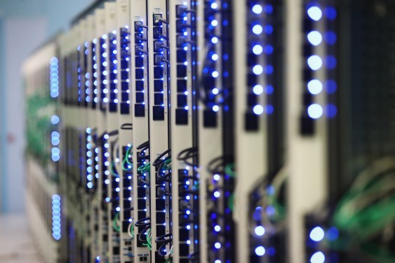 row of servers at CERN