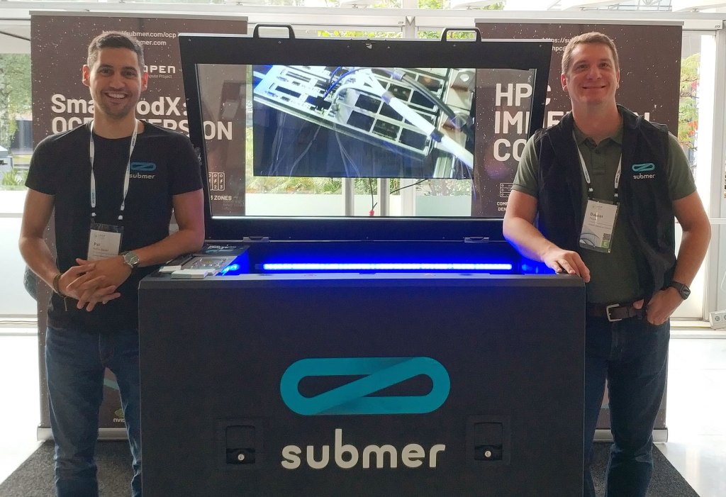 Submer founders Pol Valls and Daniel Pope
