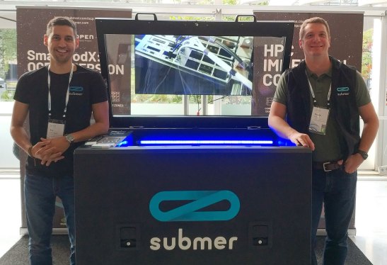 Submer founders Pol Valls and Daniel Pope