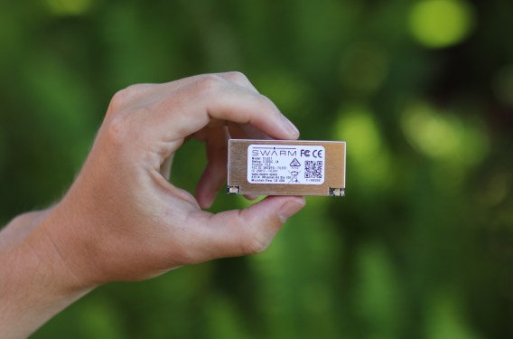 A chip from Swarm that allows satellite connectivity.