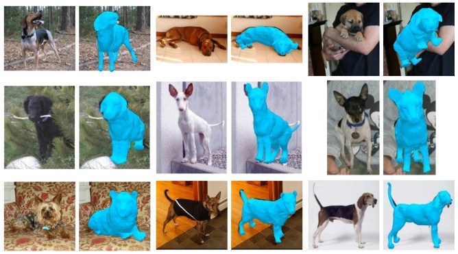 Dogs are detected and their positions estimated by a computer.