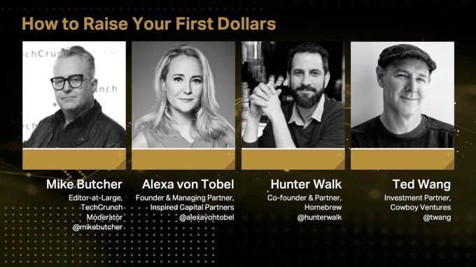 How to Raise Your First Dollars