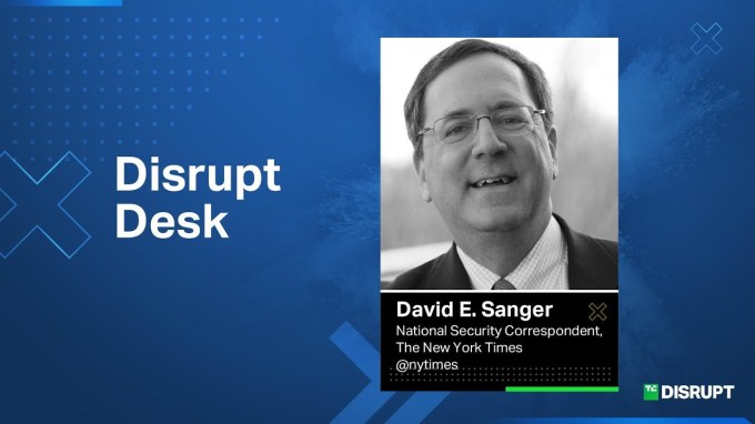 Disrupt Desk Interview: David Sanger
