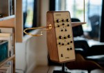 The Theremin Claravox Centennial, a wood and brass electronic instrument