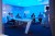 Modern chic business people working in an incredible futuristic & original office space