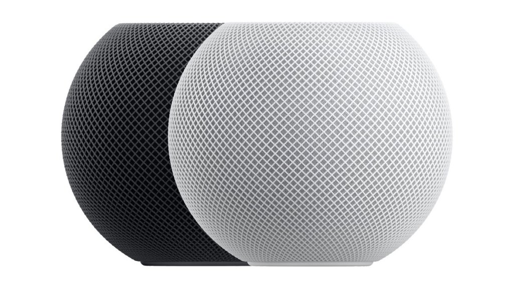 HomePod mini 2Up white space gray lineup