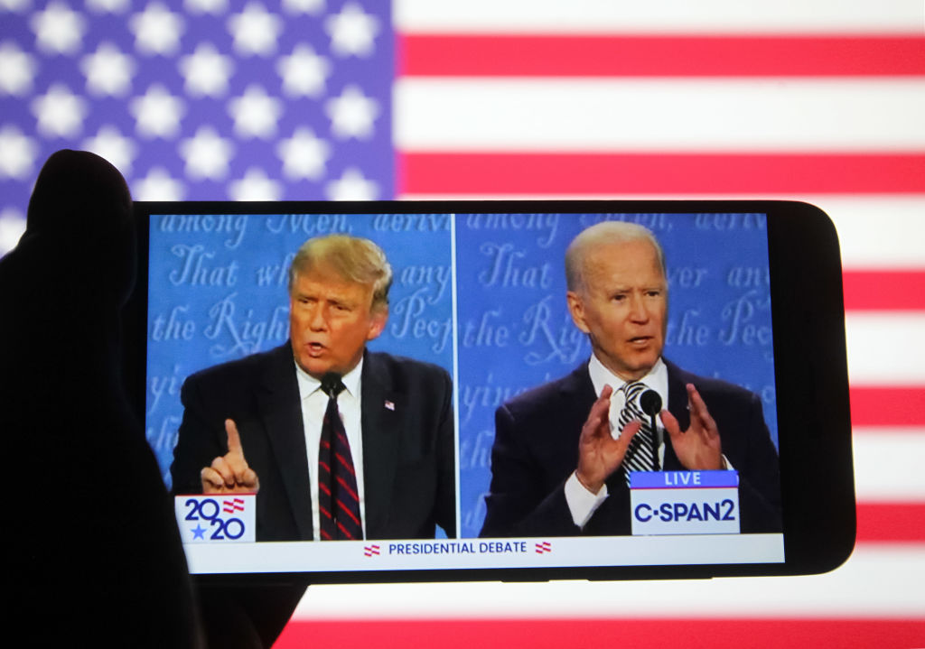 US President Donald Trump and Democratic presidential candidate and former US Vice President Joe Biden