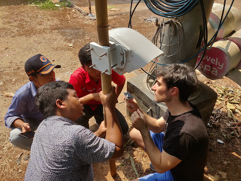 Transcelestial deploying gear as part of the last Telecom Infra Project cohort