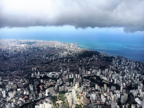 aerial photo of Salvador da Bahia, Brasil