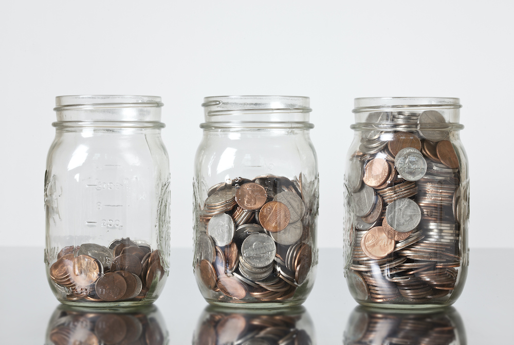 Jars of Coins