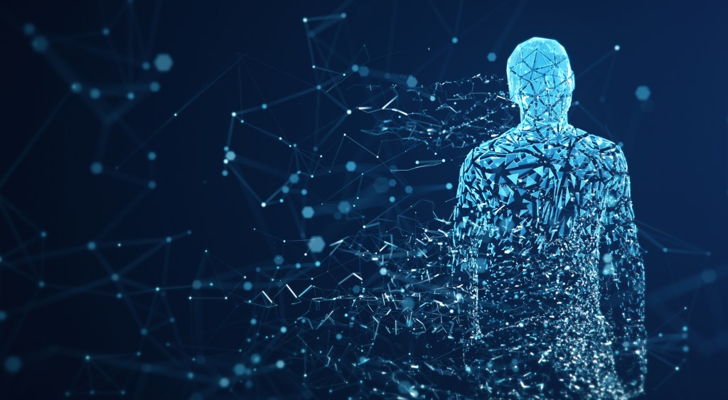 3D rendered depiction of a digital avatar