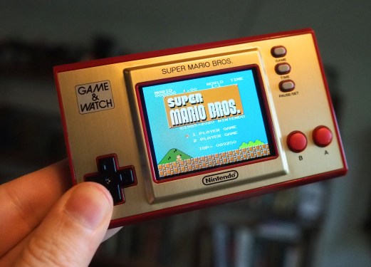 Nintendo's Super Mario Bros handheld system