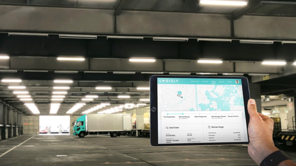 Jarkata-based logistic platform Logisly's mobile app