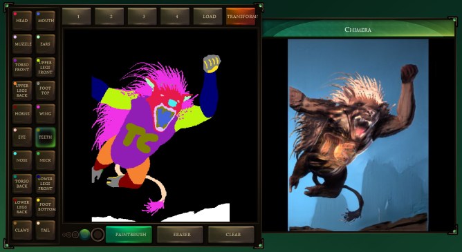 A computer-generated cross between a porcupine and lion, maybe.
