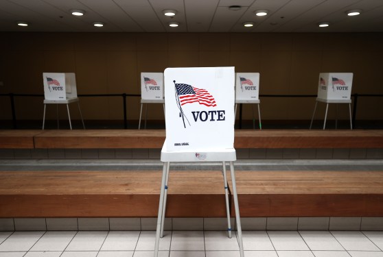 Voting booths