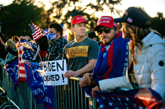 Trump rally in Beverly Hills as Joe Biden is elected president