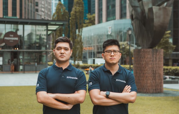 Finantier co-founders Keng Low and Diego Rojas