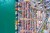 Aerial view of logistic port with container ship for import and export shipping in Southeast Asia