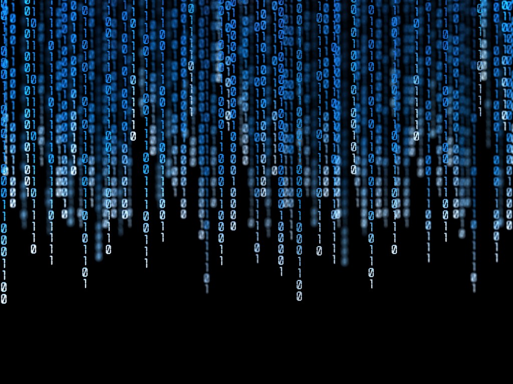 3d render binary code