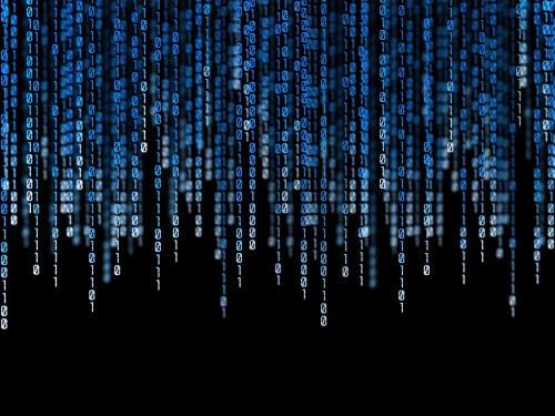 3d render binary code
