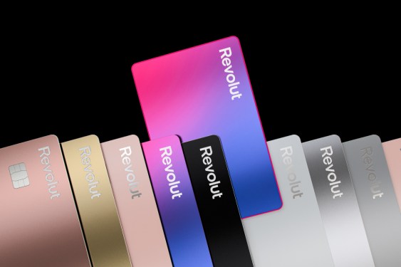 A photo of a Revolut card