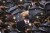 Trump with members of military academy