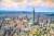 Aerial view of Taipei's cityscape