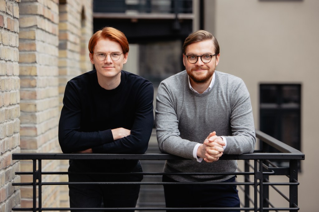 A photo of Levity's two founders
