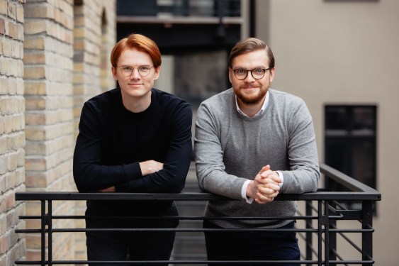 A photo of Levity's two founders