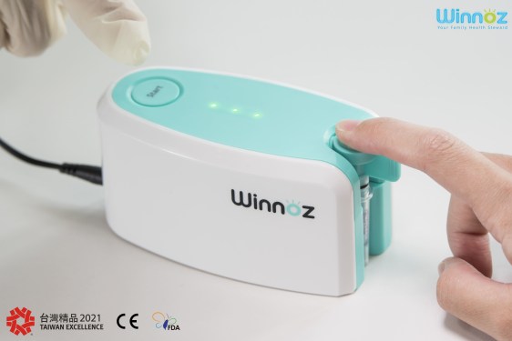 Winnoz's vacuum-assisted blood collection device, Haiim
