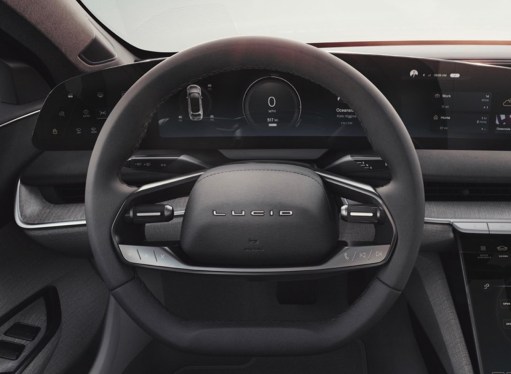 Lucid Motors steering wheel