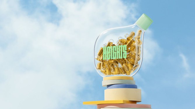 heights bottle of pills
