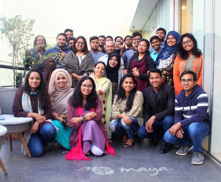 Team photo of Maya, a Bangladesh-based telehealth app