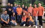A team photo of GajiGesa, a fintech startup in Indonesia that works with underbanked people
